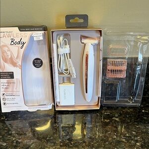 Flawless Body Hair Remover - White and Rose Gold